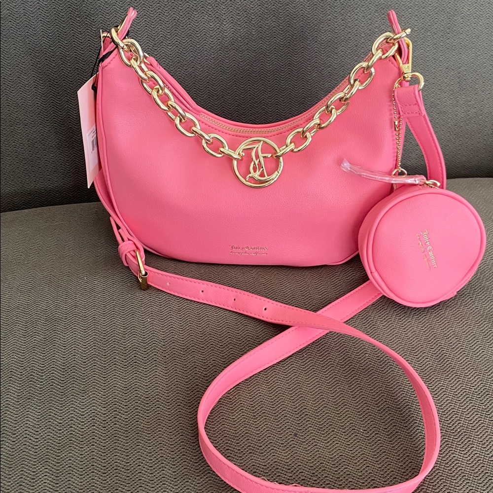 SOLD! Juicy Couture Exclusive Pink Lemonade Hold Up Hobo